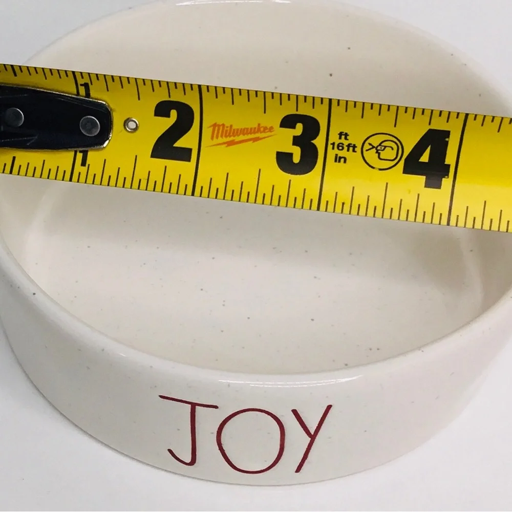 Rae Dunn Joy Red Cream Christmas 5